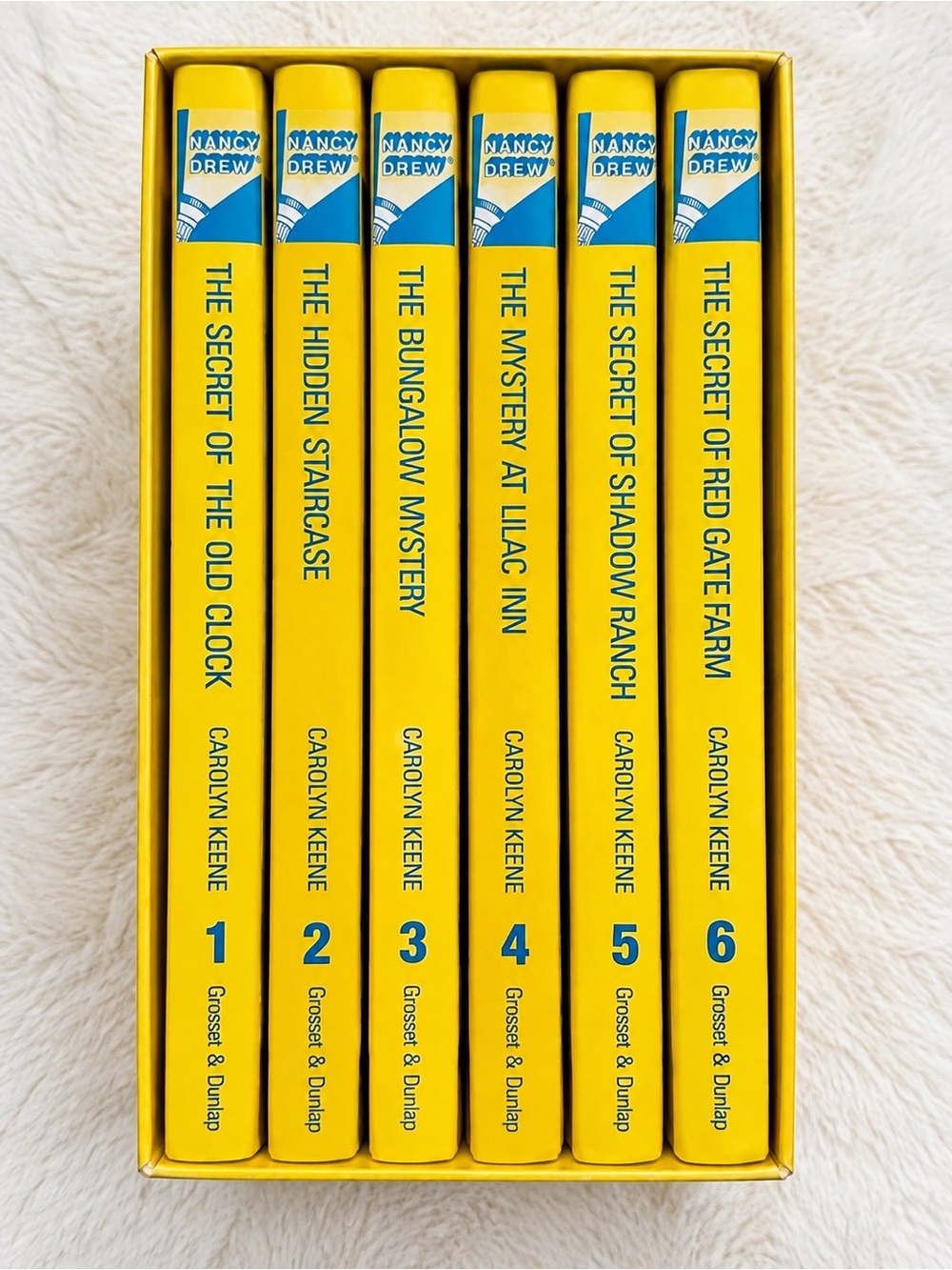 Nancy Drew Starter Set Books 1-6 Hardcover Boxed Set